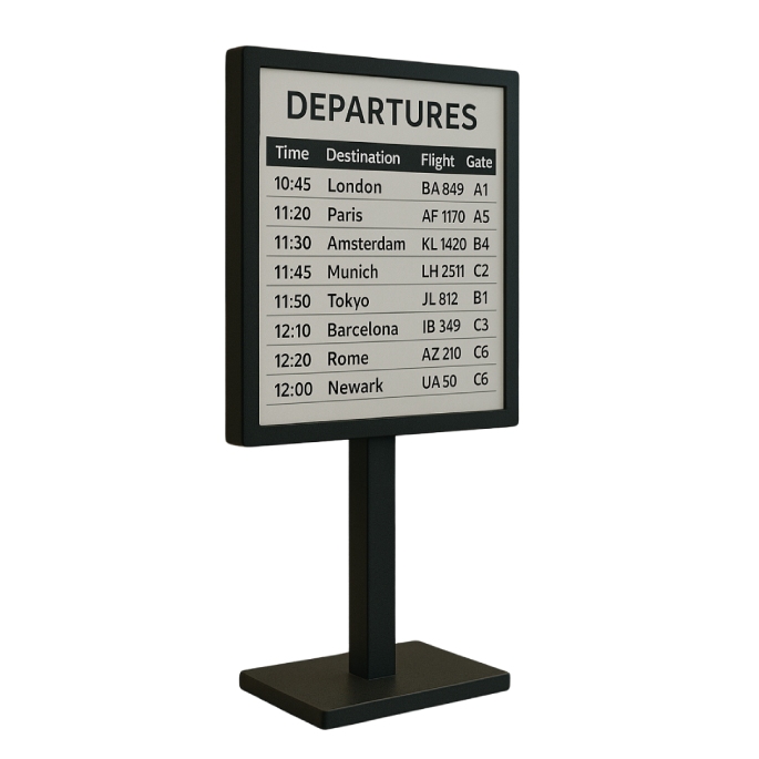 Supports E-Ink sur pied