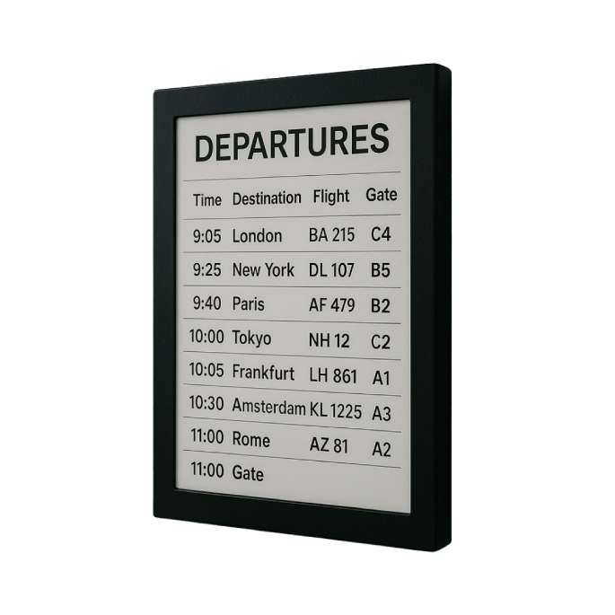 Supports E-Ink muraux