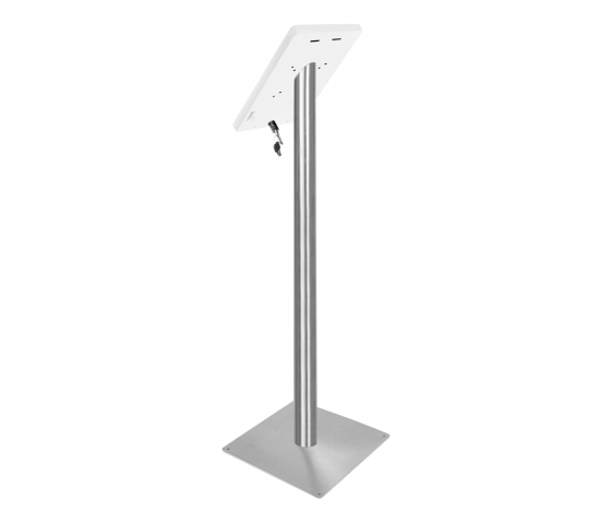 Support de sol Fino pour iPad Air/Pro 11 pouces 2024 - blanc/ acier inoxydable