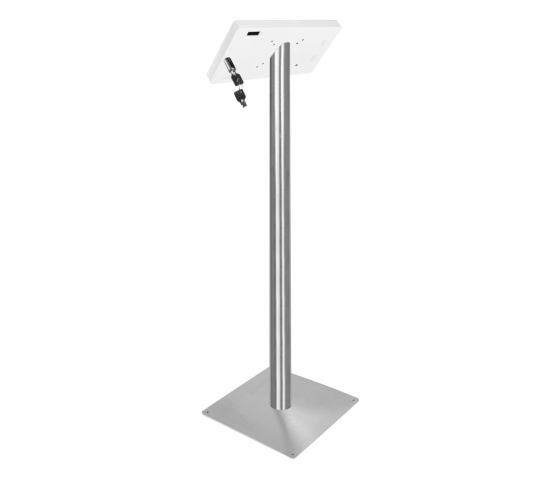 Support de sol Fino pour iPad Air/Pro 11 pouces 2024 - blanc/ acier inoxydable