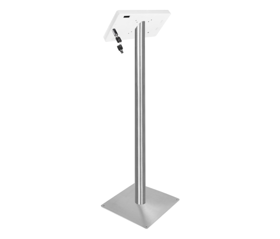 Support de sol Fino pour iPad Air 13 pouces 2025 - blanc/acier inoxydable