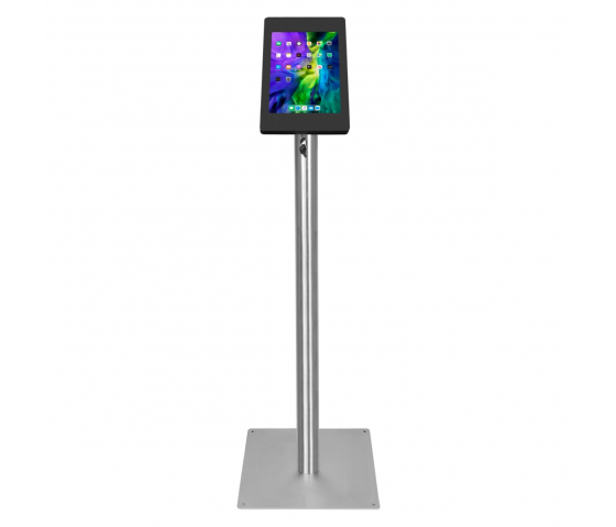 Support de sol Fino pour iPad Air/Pro 11 pouces 2024 - noir/ acier inoxydable