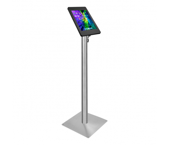 Support de sol Fino pour iPad Air/Pro 11 pouces 2024 - noir/ acier inoxydable