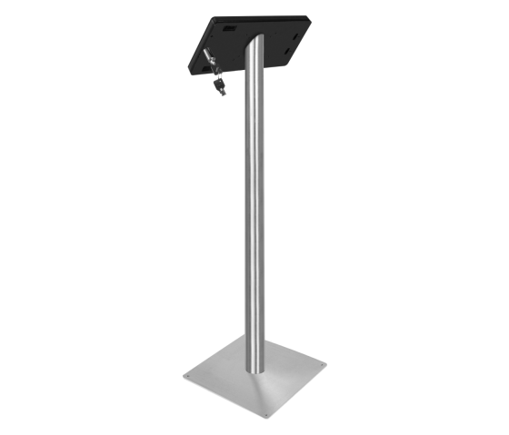 Support de sol Fino pour iPad Air 13 pouces 2025 - noir/ acier inoxydable