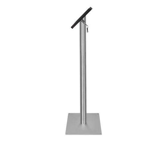 Support de sol Fino pour iPad Air 13 pouces 2025 - noir/ acier inoxydable