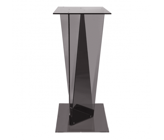 Table de présentation Pepe - carrée - 100 cm - anthracite