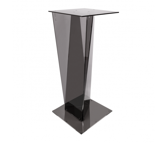 Table de présentation Pepe - carrée - 100 cm - anthracite