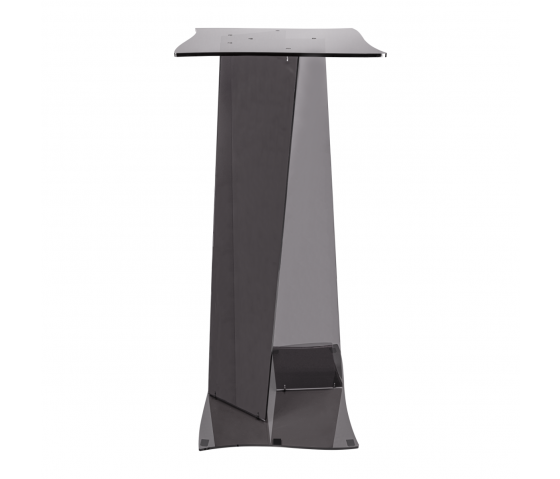 Table de présentation Valverde - carrée - 100 cm - anthracite