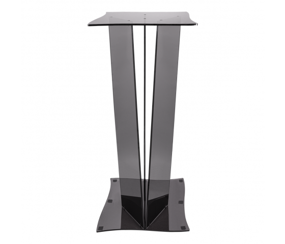 Table de présentation Valverde - carrée - 100 cm - anthracite