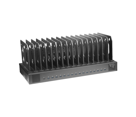 Hub de recharge 1000W avec compartiments - 16 ports USB-C - Gestion à distance