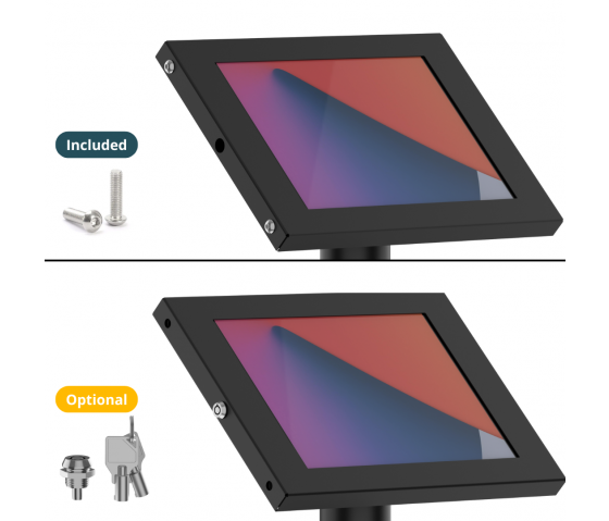 Support de tablette sur pied Securo S pour tablettes de 7-8 pouces - noir