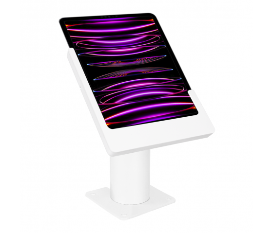 Support de table Domo Slide avec fonction de recharge pour iPad Air 13 pouces 2024 - blanc