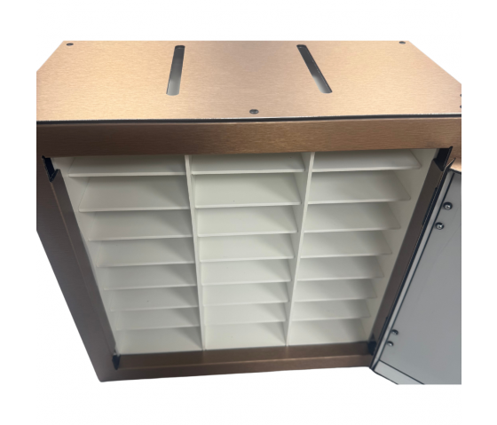 Armoire verrouillable BTOK24 pour 24 téléphones portables - bronze