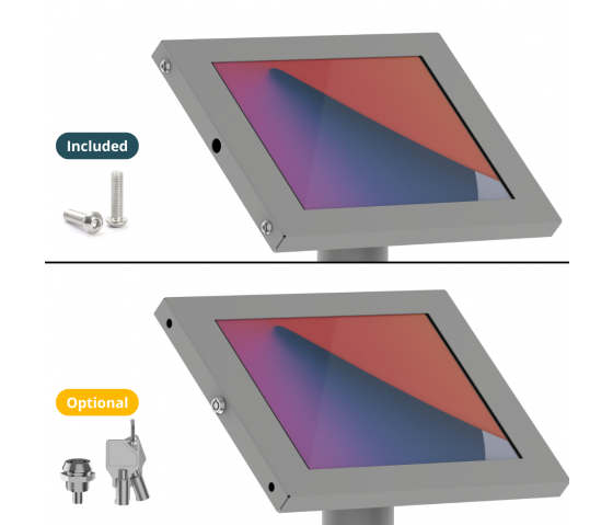 Support de tablette sur pied Securo S pour tablettes de 7-8 pouces - gris