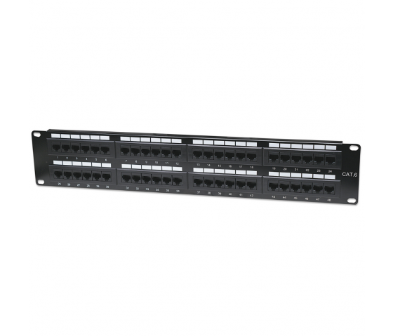 Panneau de brassage Cat6 48 ports - 2U 19