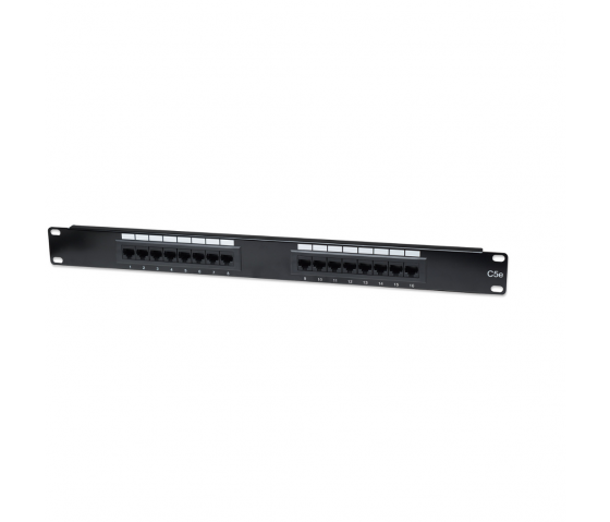 Panneau de brassage Cat5e 16 ports - 1U 19