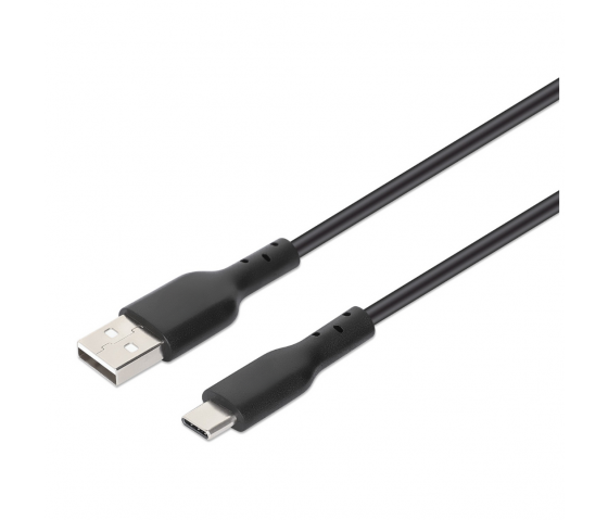 Câble USB-A vers USB-C haut débit - 480 Mbps - 1 mètre - noir