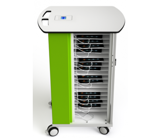 Chariot de recharge pour 20 tablettes jusqu'à 11 pouces - gestion web Zioxi onView - serrure à code numérique