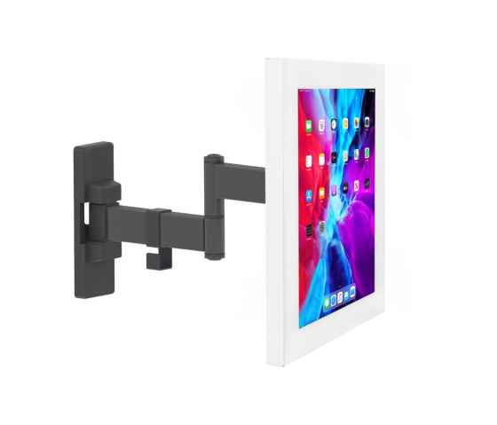 Support de tablette mural flexible 265 mm Securo XL pour tablettes de 13 à 16 pouces - blanc