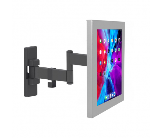 Support de tablette mural flexible 265 mm Securo L pour tablettes de 12 à 13 pouces - gris