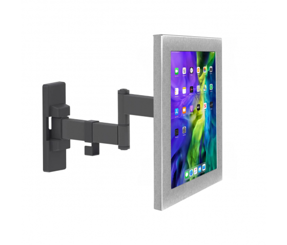 Support de tablette mural flexible 265 mm Securo M pour tablettes de 9 à 11 pouces - acier inoxydable