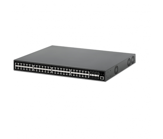 Switch PoE+ géré L2+ à 54 ports avec 6 Uplinks SFP+ - 450W PoE, montage en rack