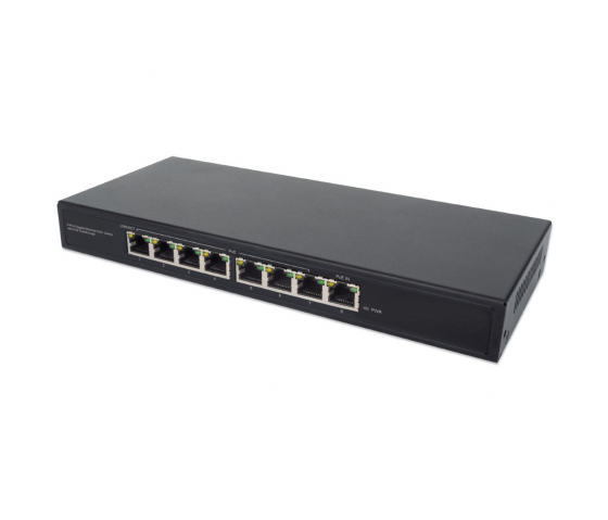 Switch PoE+ Ethernet Gigabit 8 ports - 85W PoE, Desktop