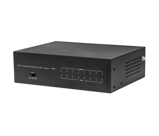 Switch Gigabit Ethernet PoE+ à 8 ports - 60W PoE, Desktop