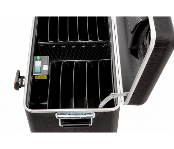 Valise de chargement Parat N12 pour 12 ordinateurs portables ou Chromebooks jusqu'à 15.6 pouces - noir