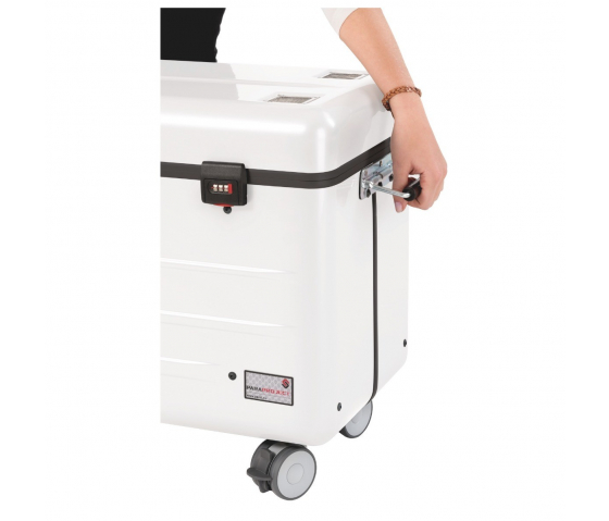 Valise de transport & chargement Parat N10 pour 10 ordinateurs portables ou Chromebooks jusqu'à 15,6 pouces - blanc