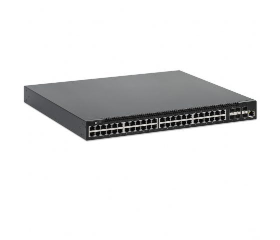 Switch PoE+ géré L3 54 ports avec 6 Uplinks SFP+ - 850W PoE, montage en rack