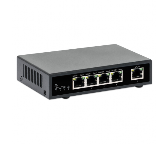 Switch PoE+ Gigabit Ethernet à 5 ports - 62W PoE, Desktop