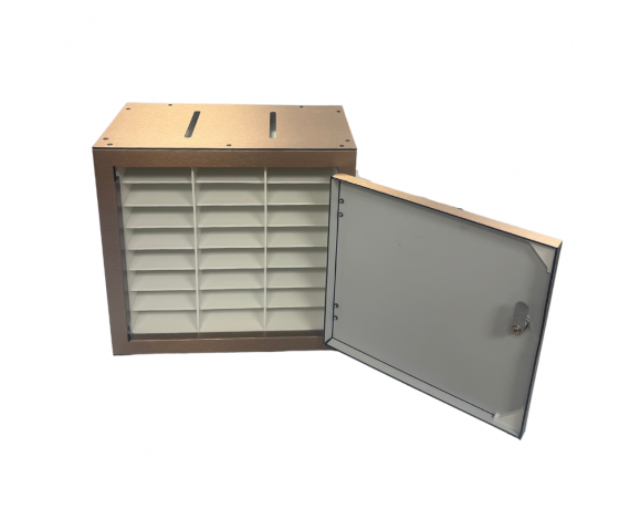 Armoire verrouillable BTOK24 pour 24 téléphones portables - bronze