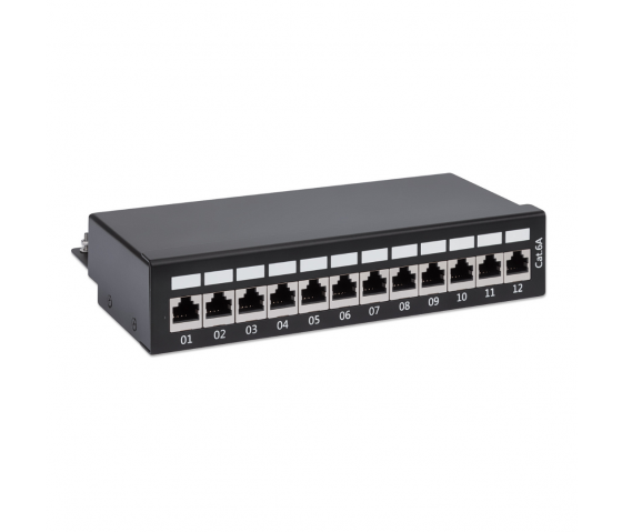 Panneau de brassage Cat6 12 ports