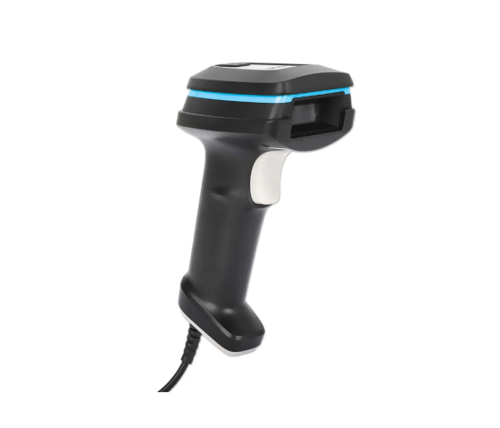 Scanner de codes-barres 2D portable longue portée - LED - 60 scans/seconde - profondeur de balayage de 450 mm