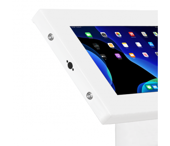 Support de tablette sur pied Chiosco Securo S - Tablettes 7-8 pouces - blanc