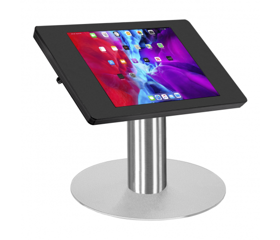 Support sur comptoir Fino pour iPad Air/Pro 13 pouces 2024 - noir/acier inoxydable