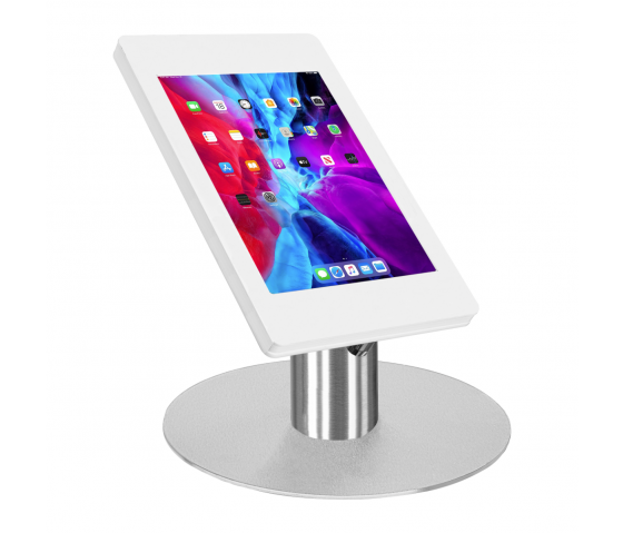 Support de table Fino Samsung Galaxy Tab A7 10,4 pouces - acier inoxydable/blanc