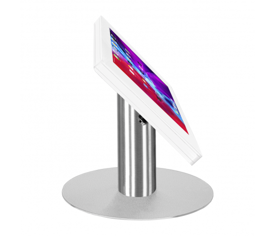 Support de table Fino pour Samsung Galaxy Tab S 10.5 - blanc/acier inoxydable 