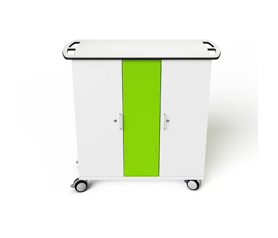 Chariot de recharge pour 32 tablettes avec gestion à distance - câbles USB-C inclus - serrure à clé
