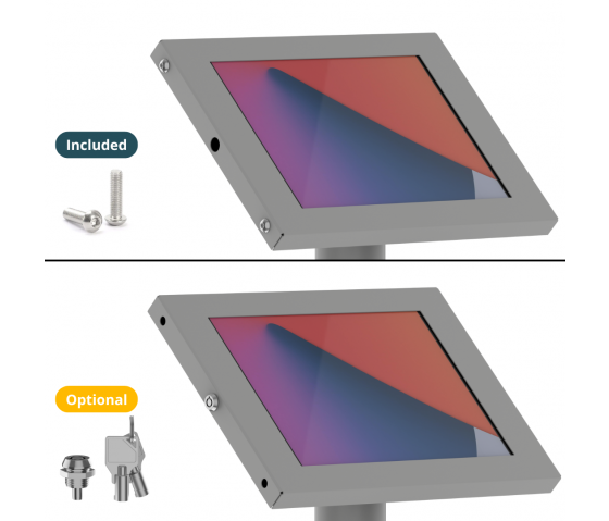Support de tablette au sol Securo M pour tablettes de 9-11 pouces - gris