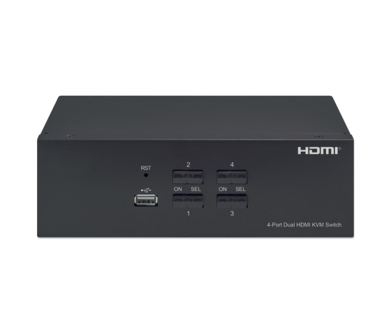 Commutateur KVM HDMI à 4 ports pour deux moniteurs KVMMHT4