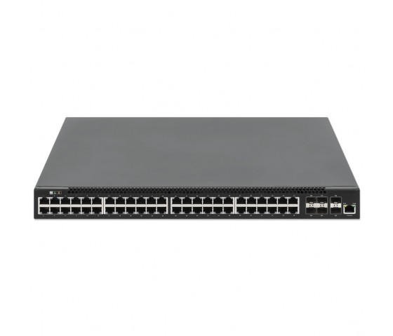 Switch PoE+ géré L3 54 ports avec 6 Uplinks SFP+ - 850W PoE, montage en rack