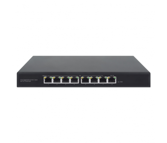 Switch PoE+ Ethernet Gigabit 8 ports - 85W PoE, Desktop