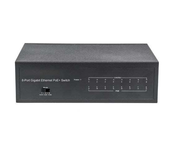 Switch Gigabit Ethernet PoE+ à 8 ports - 60W PoE, Desktop