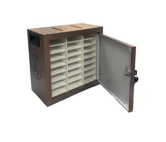 Armoire verrouillable BTOK24 pour 24 téléphones portables - bronze