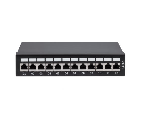 Panneau de brassage Cat6 12 ports