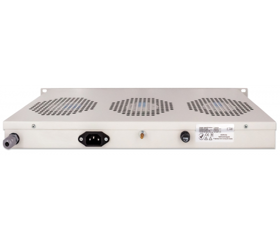 Unité de ventilation à 3 ventilateurs 1U pour baies 19 pouces - gris