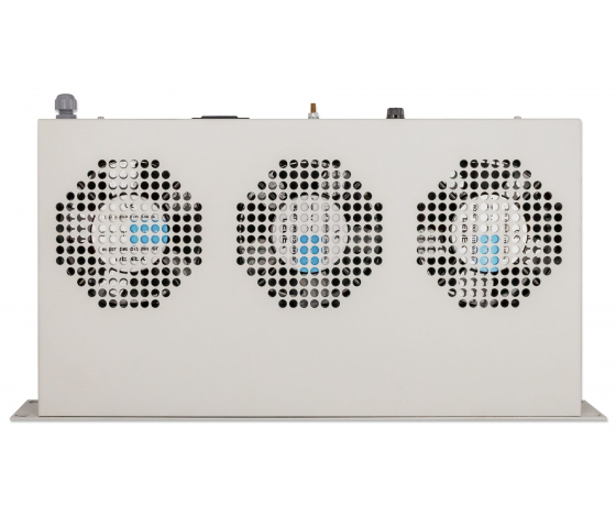Unité de ventilation à 3 ventilateurs 1U pour baies 19 pouces - gris