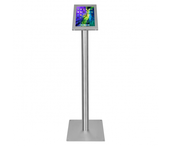 Support de tablette au sol Securo M pour tablettes de 9-11 pouces - acier inoxydable